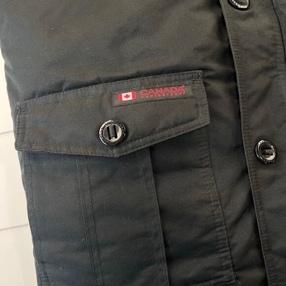 Canada Weather Gear Kids Unisex Black Puffer Coat Parka size XL 18/20 - Picture 10 of 11